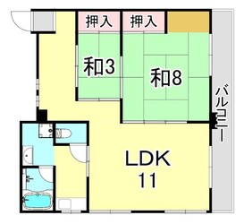 日東マンションの物件間取画像